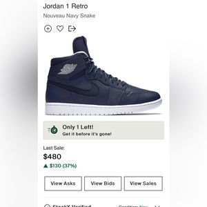 Jordan 1 Retro Nouveau